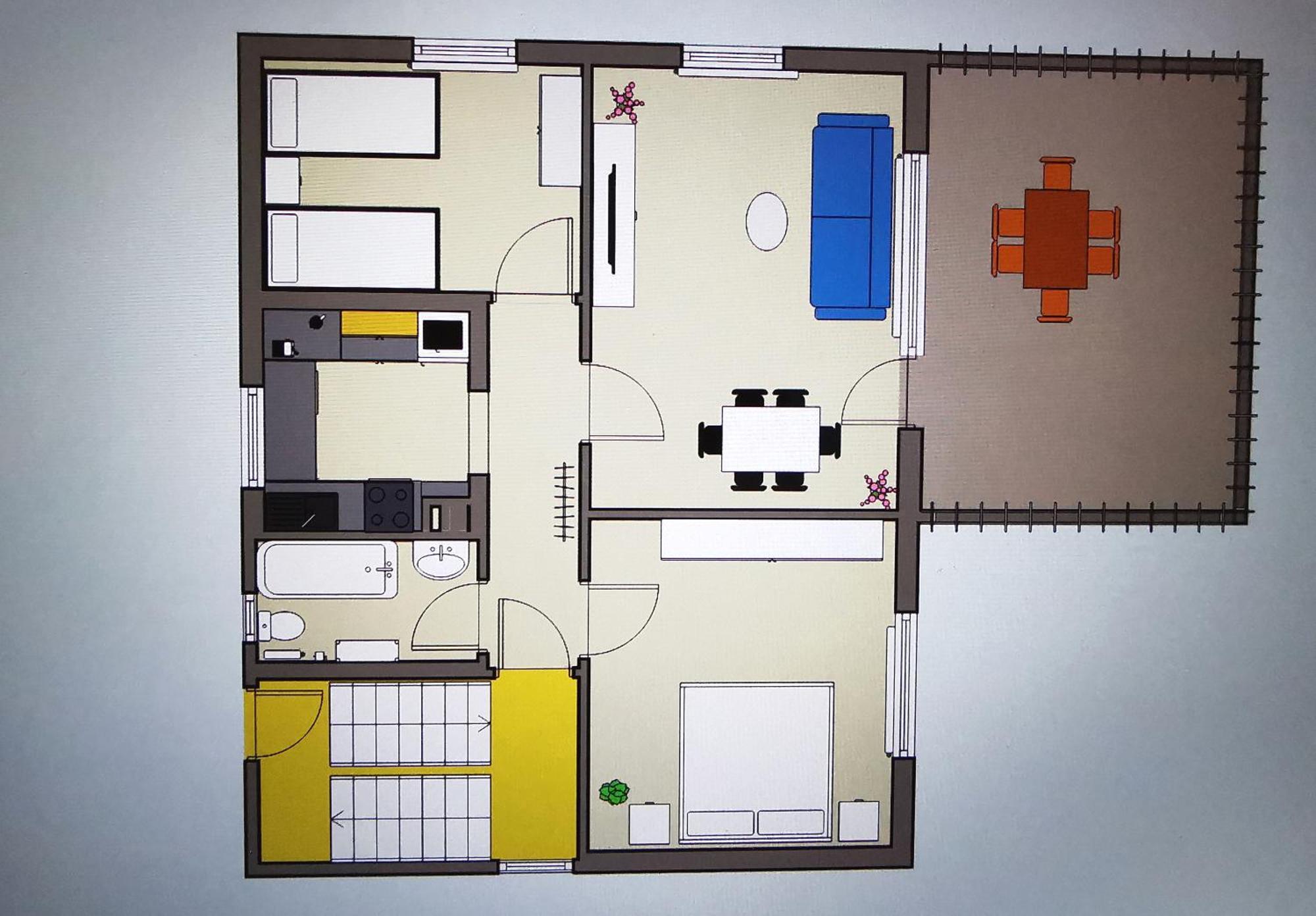 3 Zimmer-Apartment Mit Terrasse Gernsbach Eksteriør bilde